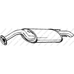 Koncový tlmič výfuku POLMO 26.112