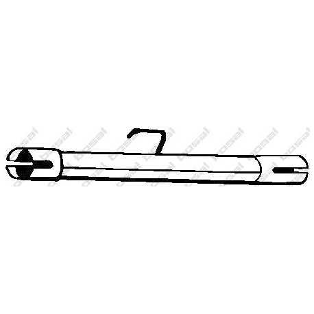 Výfukové potrubie BOSAL 713-409