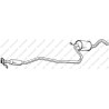 Stredný tlmič výfuku BOSAL 290-793