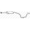 Stredný tlmič výfuku BOSAL 289-449