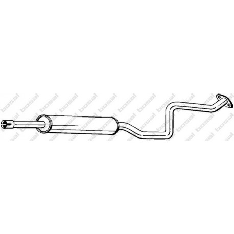Stredný tlmič výfuku BOSAL 289-133