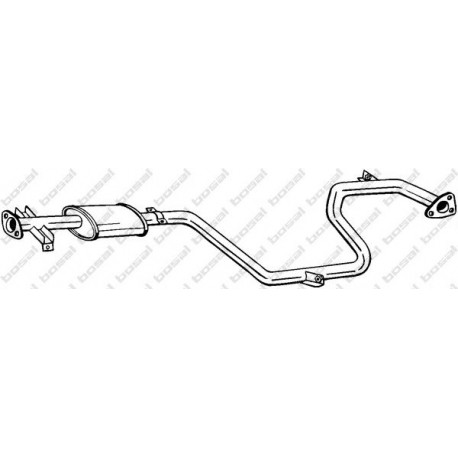 Stredný tlmič výfuku BOSAL 285-577