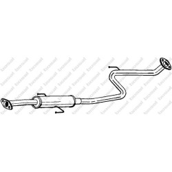 Stredný tlmič výfuku BOSAL 284-165