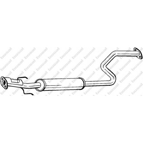 Stredný tlmič výfuku BOSAL 283-503