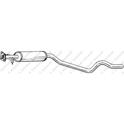 Stredný tlmič výfuku BOSAL 282-793