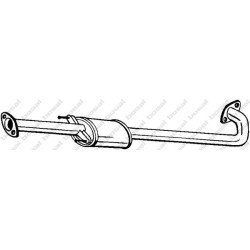 Stredný tlmič výfuku BOSAL 282-745