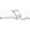 Stredný tlmič výfuku BOSAL 282-733