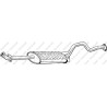 Stredný tlmič výfuku BOSAL 282-355