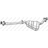 Stredný tlmič výfuku BOSAL 281-739