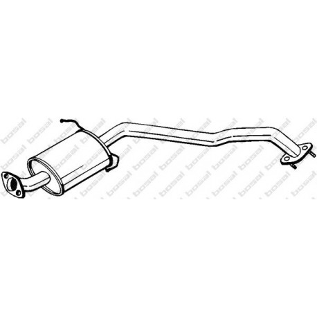 Stredný tlmič výfuku BOSAL 278-441