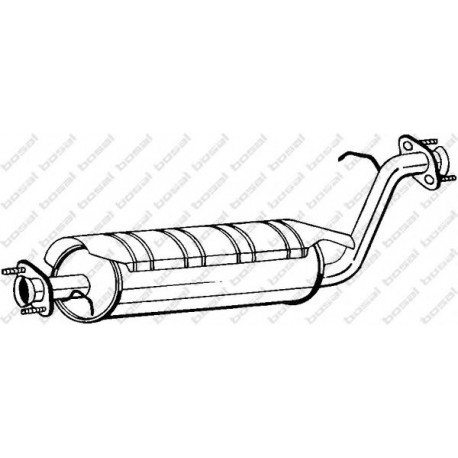 Stredný tlmič výfuku BOSAL 211-381