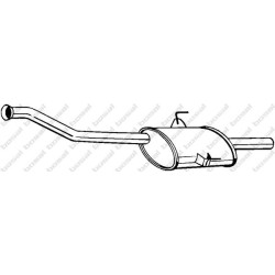 Stredný tlmič výfuku BOSAL 200-801