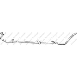 Predný tlmič výfuku BOSAL 293-143