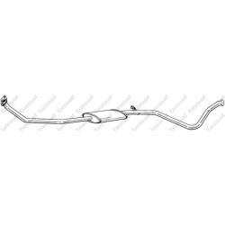 Predný tlmič výfuku BOSAL 292-215