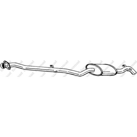 Koncový tlmič výfuku BOSAL 287-181