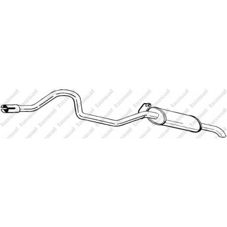 Koncový tlmič výfuku BOSAL 286-823