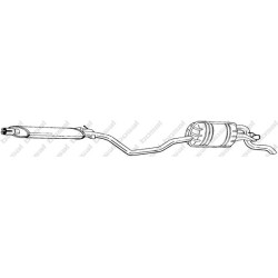 Koncový tlmič výfuku BOSAL 286-137