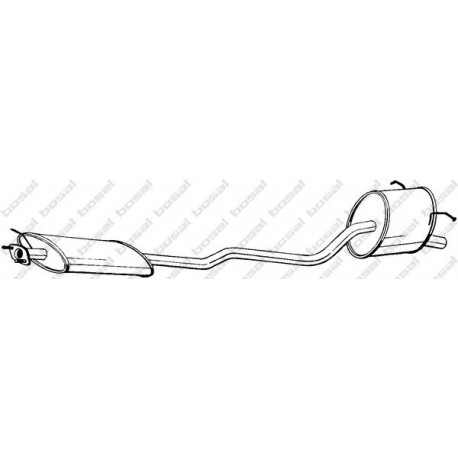 Koncový tlmič výfuku BOSAL 285-675