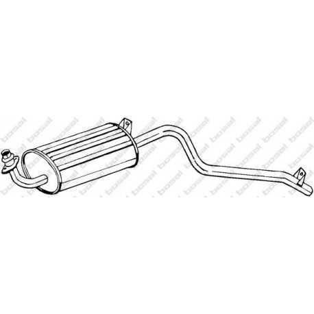 Koncový tlmič výfuku BOSAL 285-107