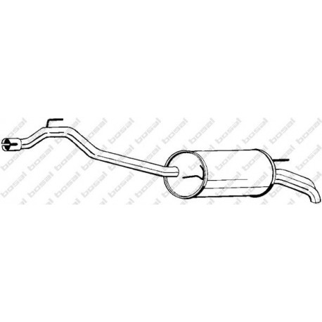 Koncový tlmič výfuku BOSAL 282-691