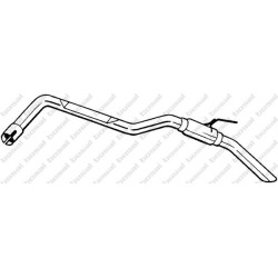 Koncový tlmič výfuku BOSAL 281-881