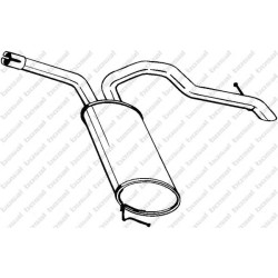 Koncový tlmič výfuku BOSAL 281-797