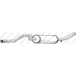 Koncový tlmič výfuku BOSAL 281-635