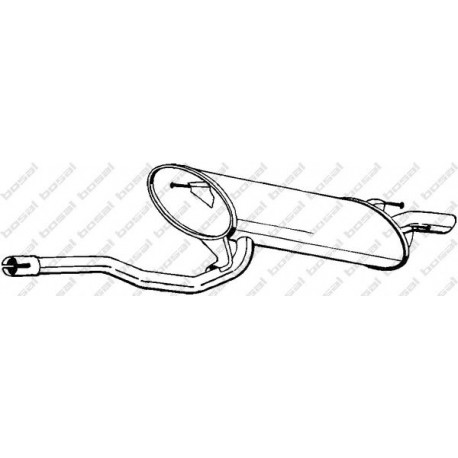 Koncový tlmič výfuku BOSAL 280-909