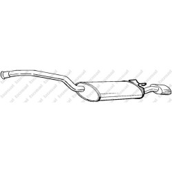 Koncový tlmič výfuku BOSAL 280-531