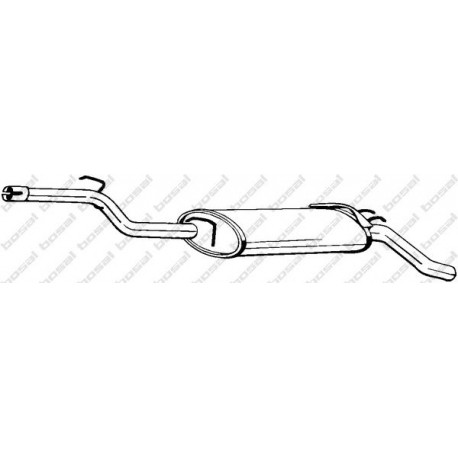 Koncový tlmič výfuku BOSAL 279-693