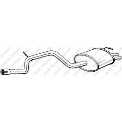 Koncový tlmič výfuku BOSAL 279-507
