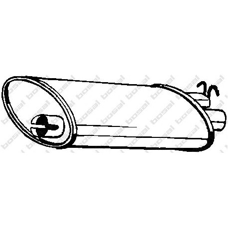 Koncový tlmič výfuku BOSAL 235-945
