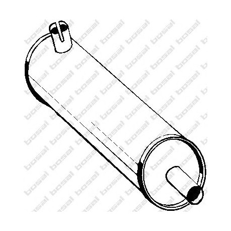 Koncový tlmič výfuku BOSAL 235-878