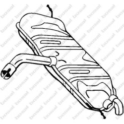 Koncový tlmič výfuku BOSAL 233-453