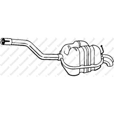 Koncový tlmič výfuku BOSAL 233-163