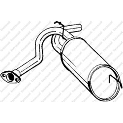 Koncový tlmič výfuku BOSAL 229-755