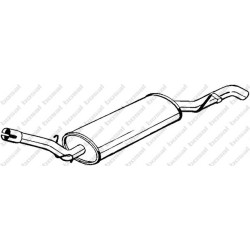 Koncový tlmič výfuku BOSAL 227-011