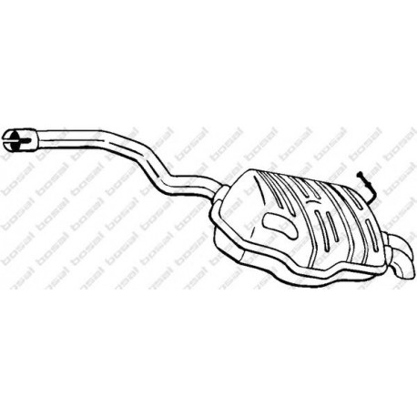 Koncový tlmič výfuku BOSAL 220-457