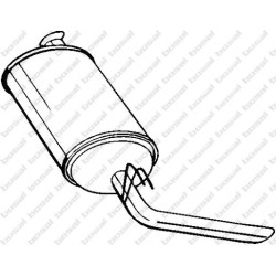 Koncový tlmič výfuku BOSAL 200-989