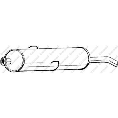 Koncový tlmič výfuku BOSAL 190-867