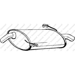 Koncový tlmič výfuku BOSAL 190-239