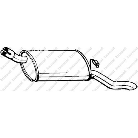 Koncový tlmič výfuku BOSAL 185-965