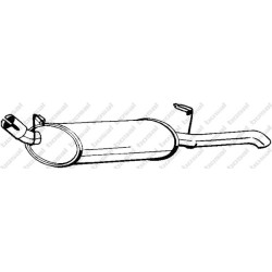 Koncový tlmič výfuku BOSAL 185-955