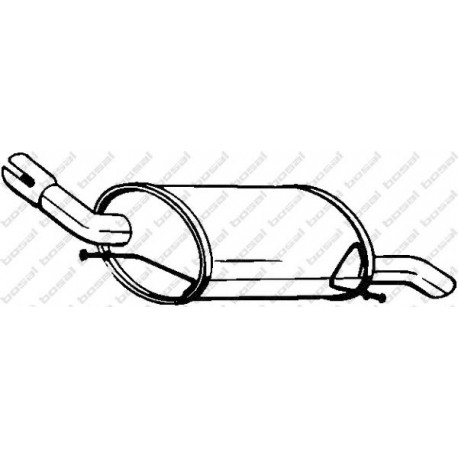 Koncový tlmič výfuku BOSAL 185-947