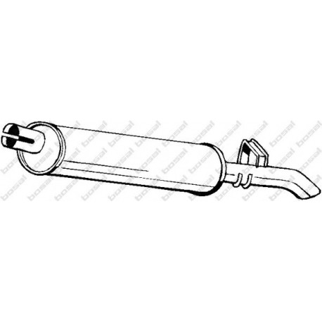 Koncový tlmič výfuku BOSAL 185-939