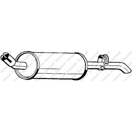 Koncový tlmič výfuku BOSAL 185-743