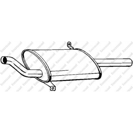 Koncový tlmič výfuku BOSAL 145-033