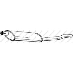 Koncový tlmič výfuku BOSAL 141-005