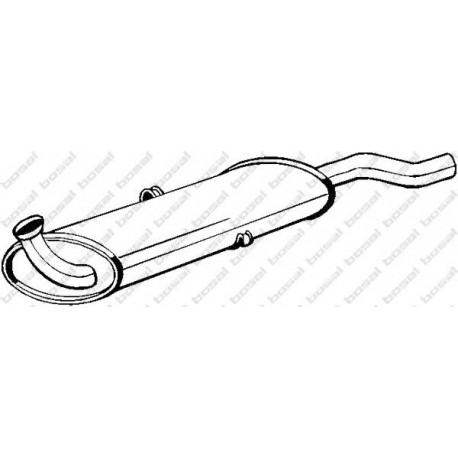 Koncový tlmič výfuku BOSAL 105-933