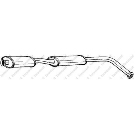 Stredný tlmič výfuku  BOSAL 281-421